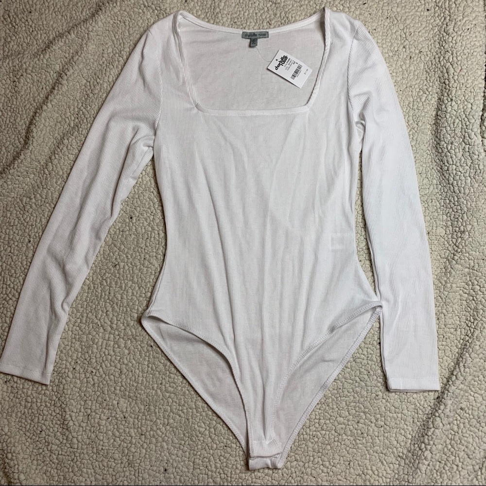NWT long sleeve ribbed bodysuit